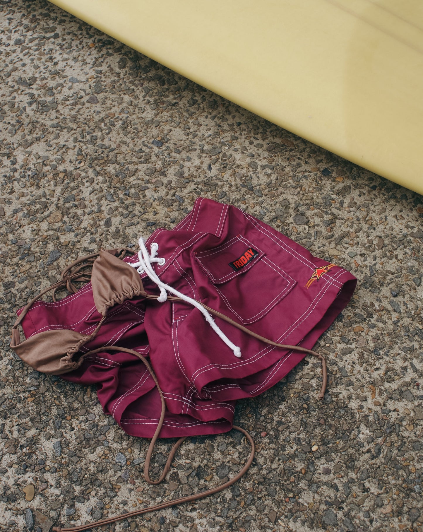 CLASSIC BOARDSHORTS - MAROON (PRE-ORDER)