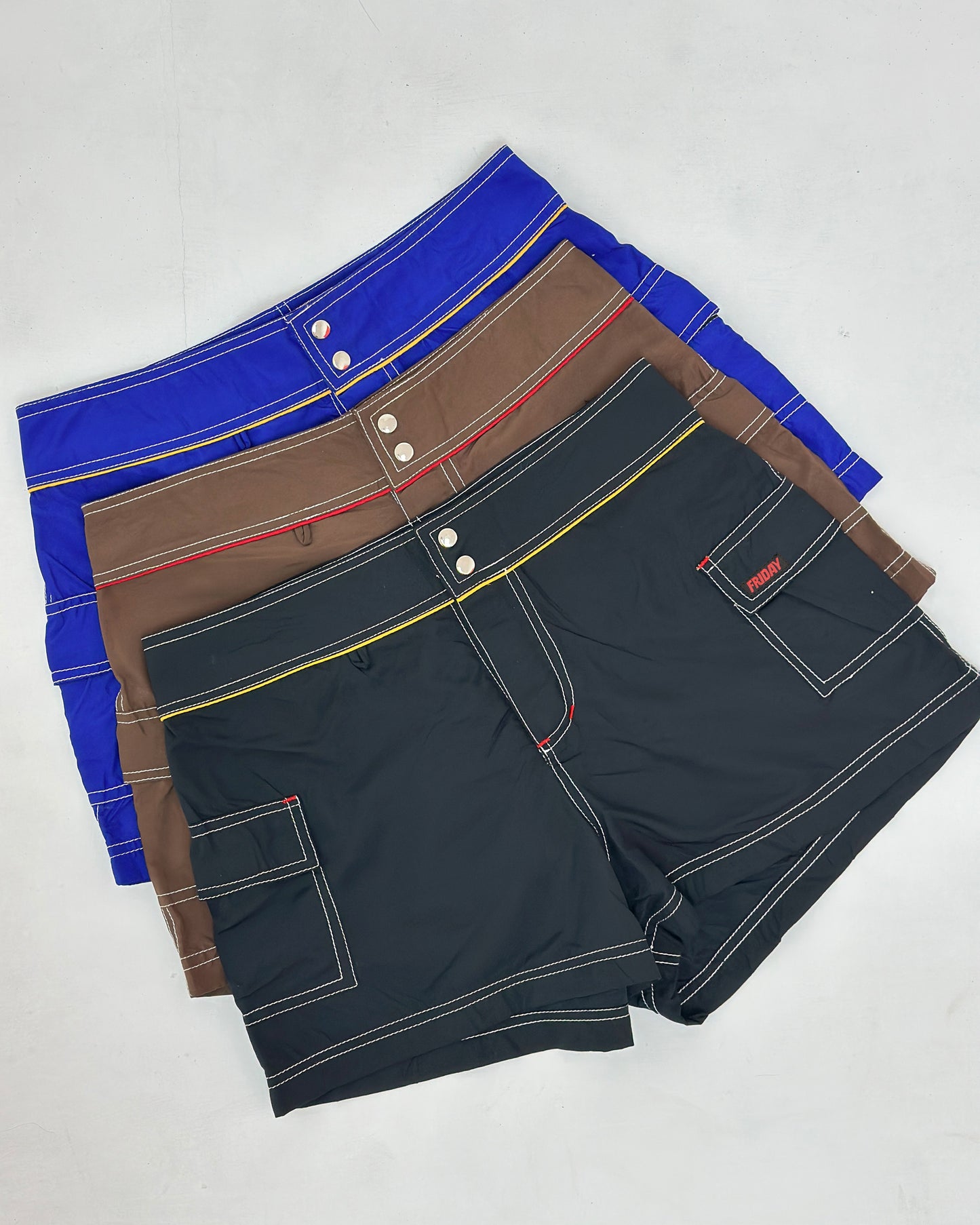 SNAP BOARDSHORTS - COBALT