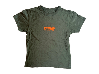 FRIDAY BABY TEE - KHAKI