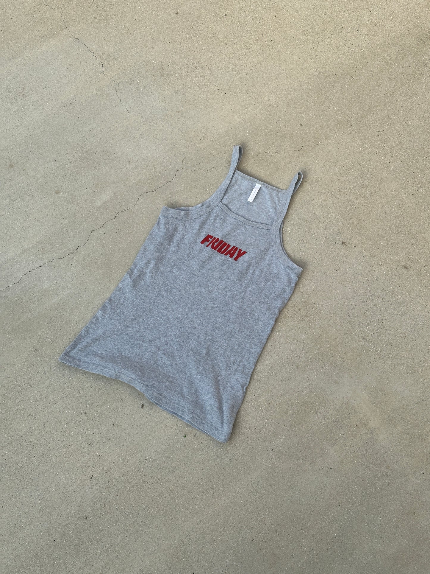 THRIFTED TANK - GREY